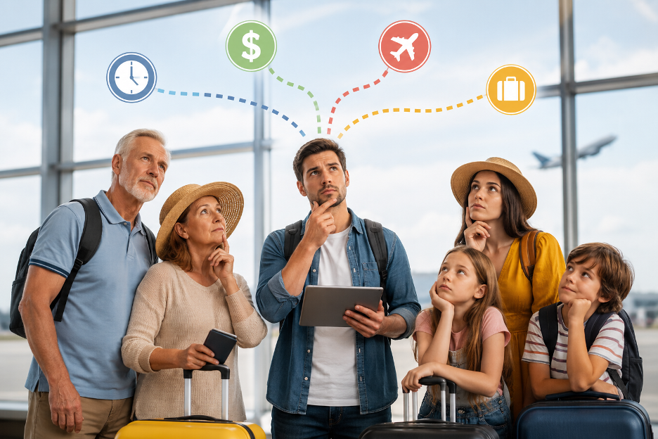 How to Choose a Flight When Everyone in the Group Wants Something Different