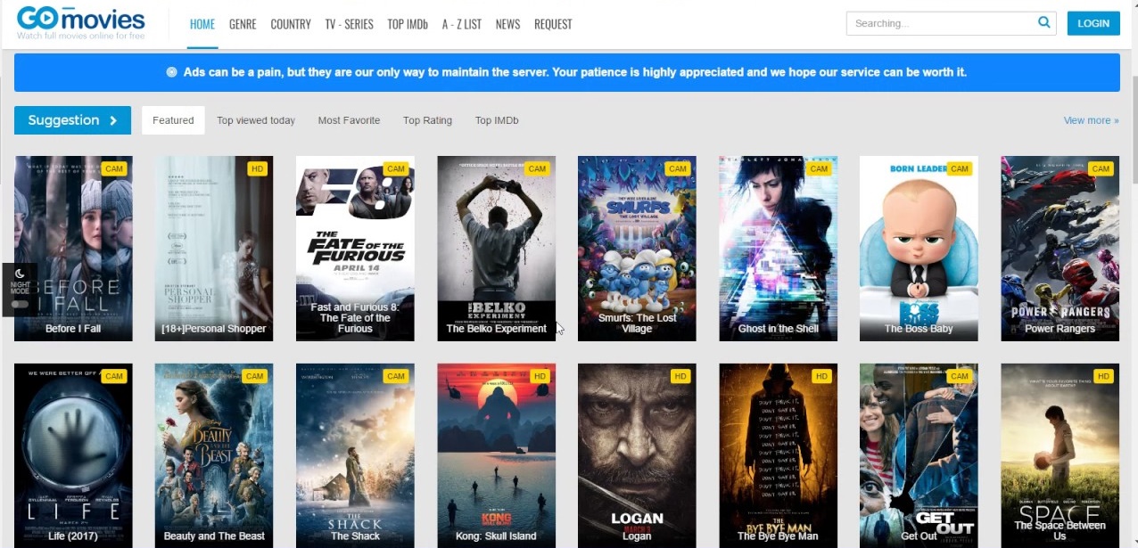 Gomovies: Best 120 Best Alternatives for Watching Movies